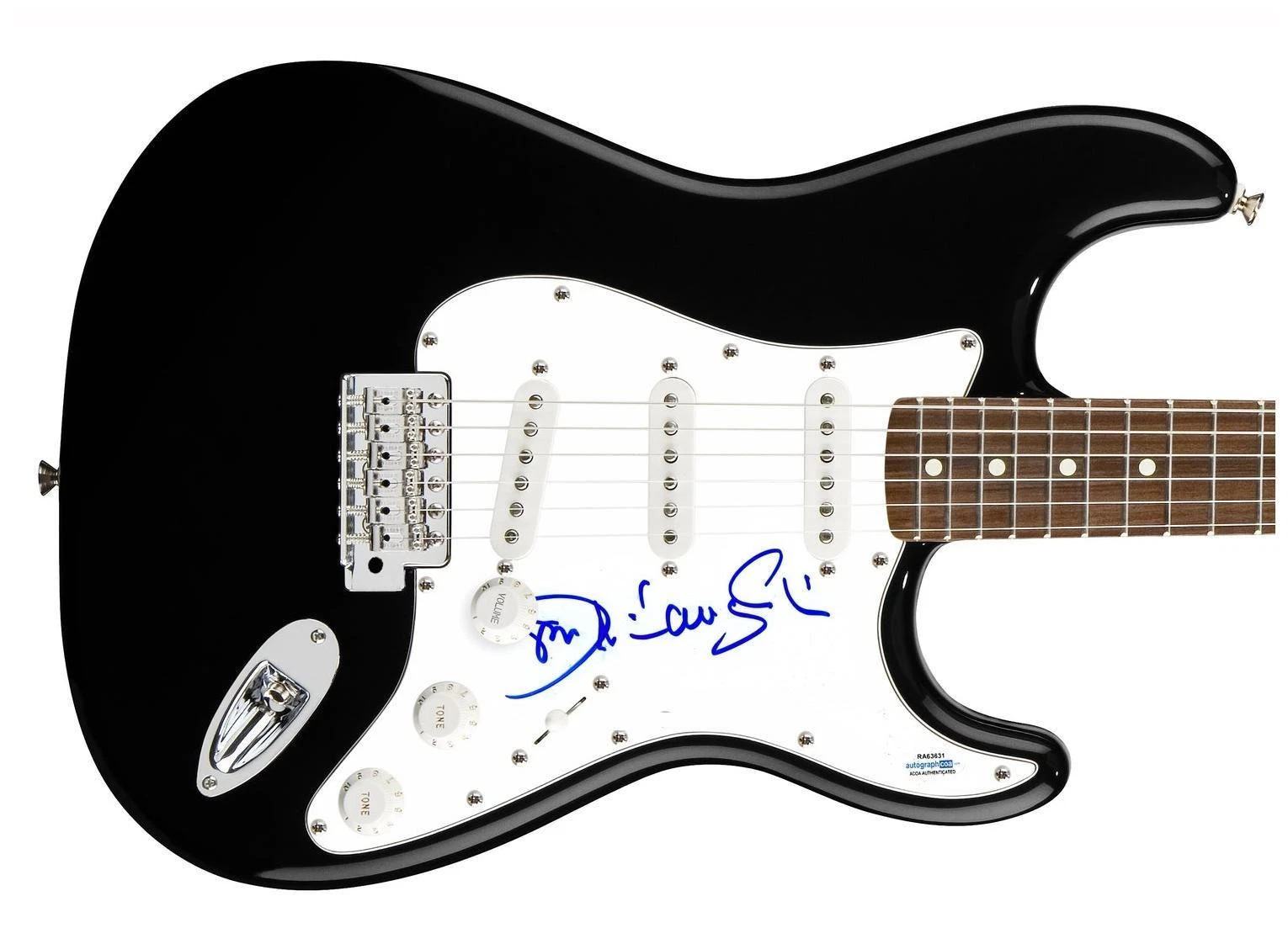 John McLaughlin Signed Autographed Guitar ACOA