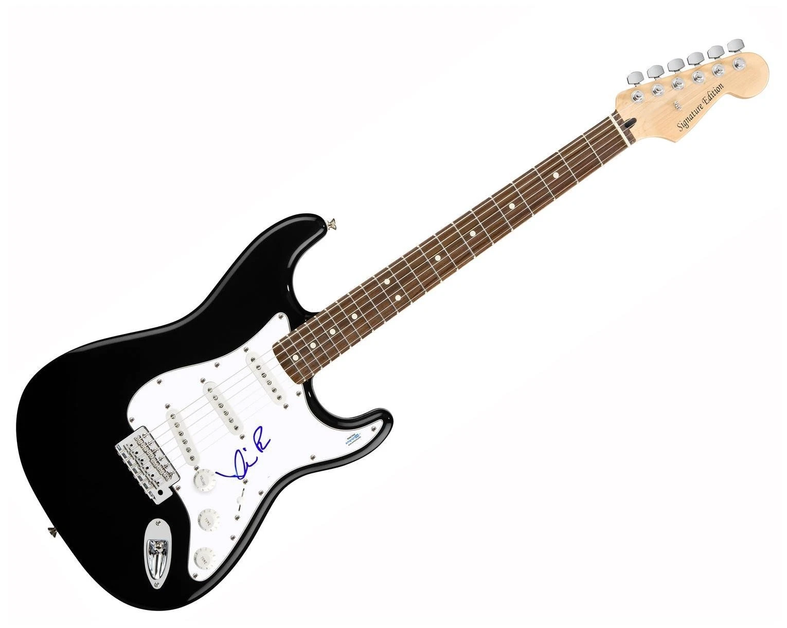 Kevin Bacon Signed Autographed Guitar ACOA