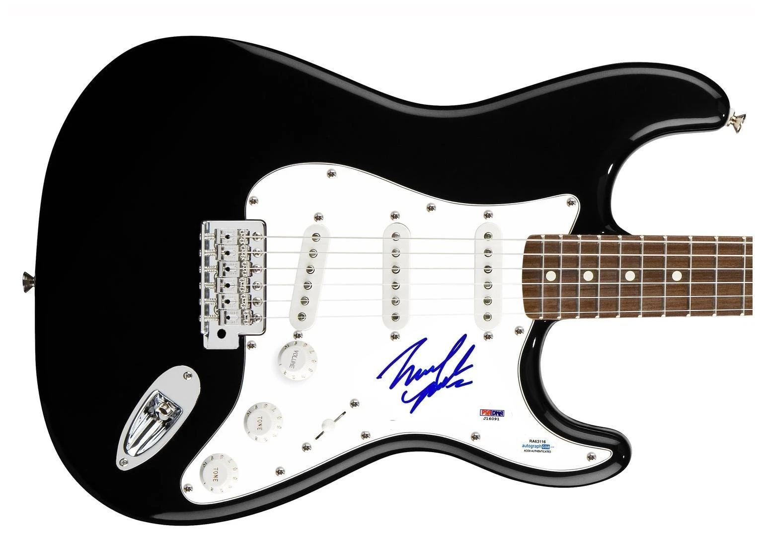 Michael Lardie Autographed Guitar Great White Night Ranger ACOA