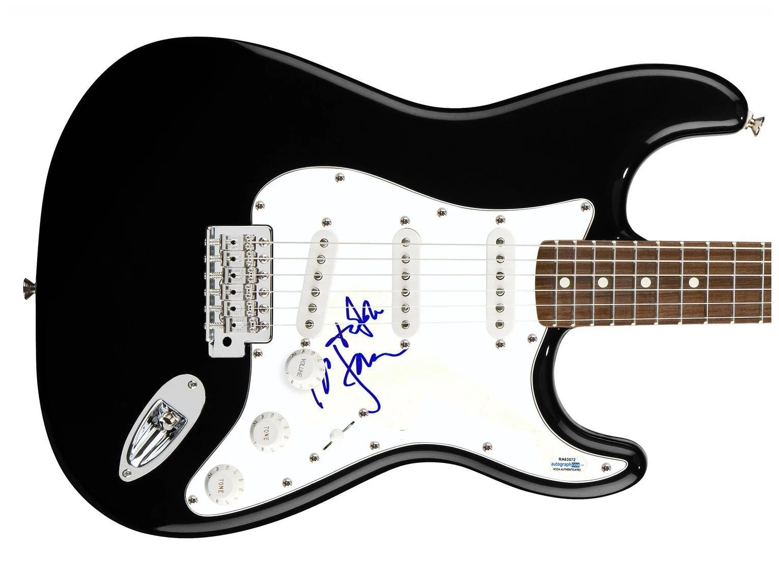 New York Dolls David Johansen Signed Autographed Guitar ACOA
