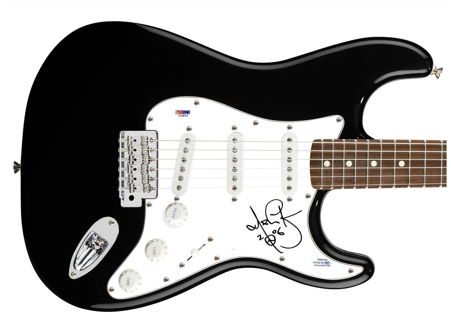 Nils Lofgren Autographed Guitar Bruce Springsteen E-Street Band ACOA