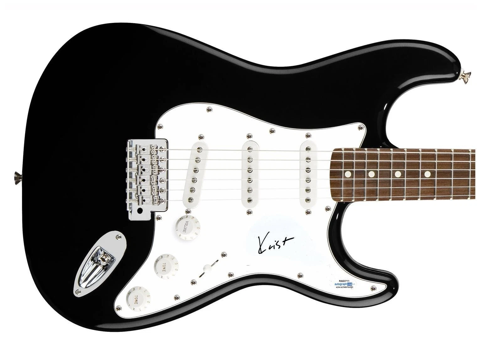 Nirvana Krist Novoselic Signed Autographed Guitar ACOA