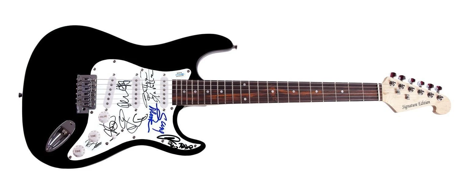 Robert Johnson Tribute Concert Signed Guitar Rundgren Gray Wimbish Reid