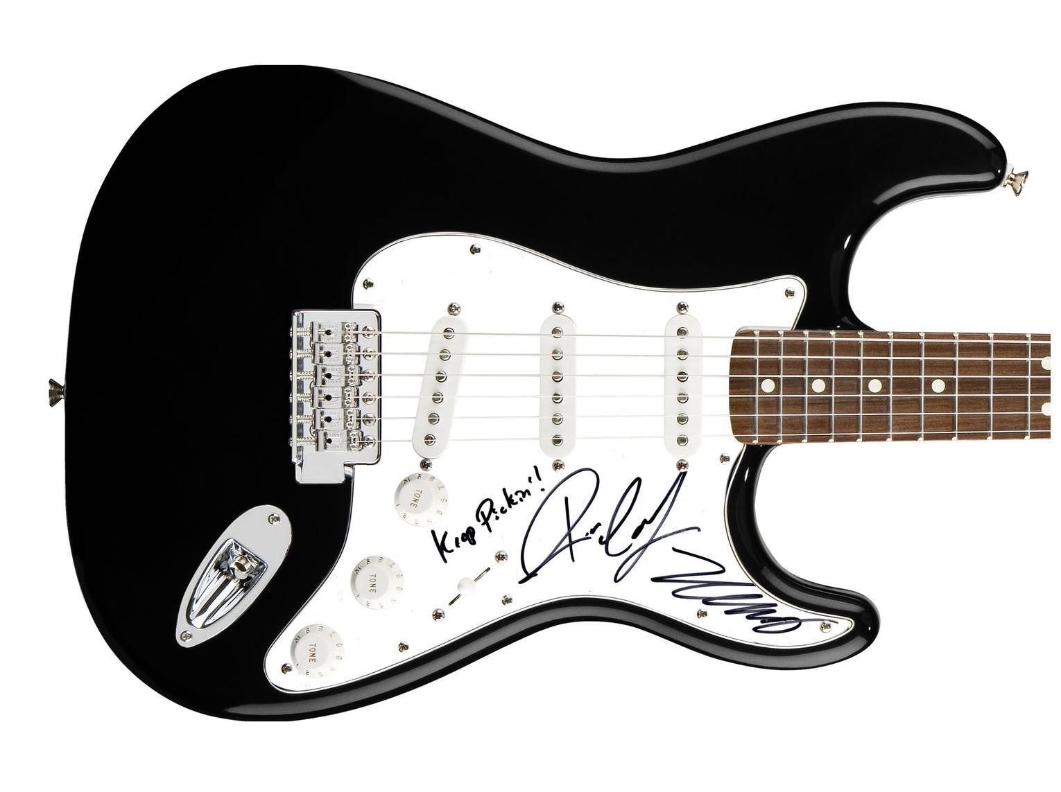 The Carnies Signed Autographed Guitar