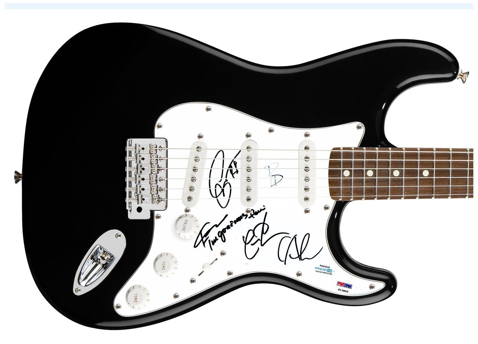 The Gracious Few Signed Autographed Guitar ACOA