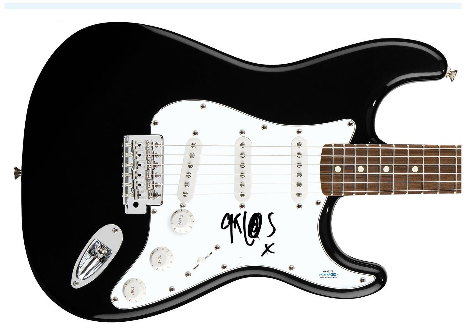 The Libertines Carl Bar?t Signed Autographed Guitar ACOA