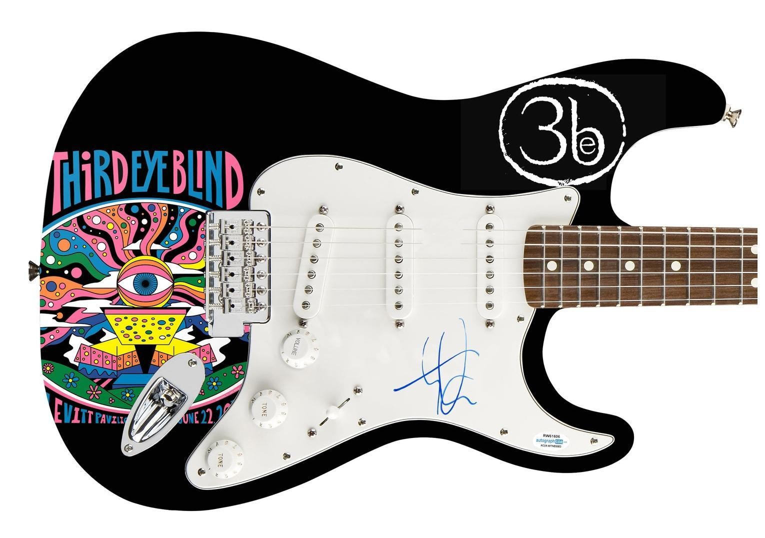 Third Eye Blind Stephen Jenkins Autographed Album Cd Photo Graphics Guitar