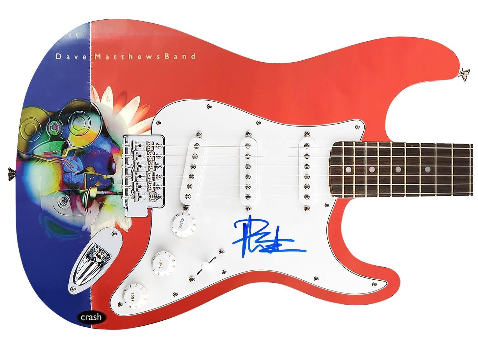 Dave Matthews Band Signed Autographed Crash Album CD Custom Graphics Guitar