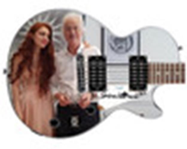 Scarlett Sabet Autographed Custom 1/1 Jimmy Page Graphics Guitar