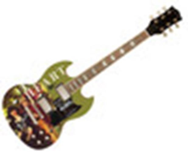 Heart Signed Little Queen Album Cd Custom Graphics Guitar Exact Proof ACOA