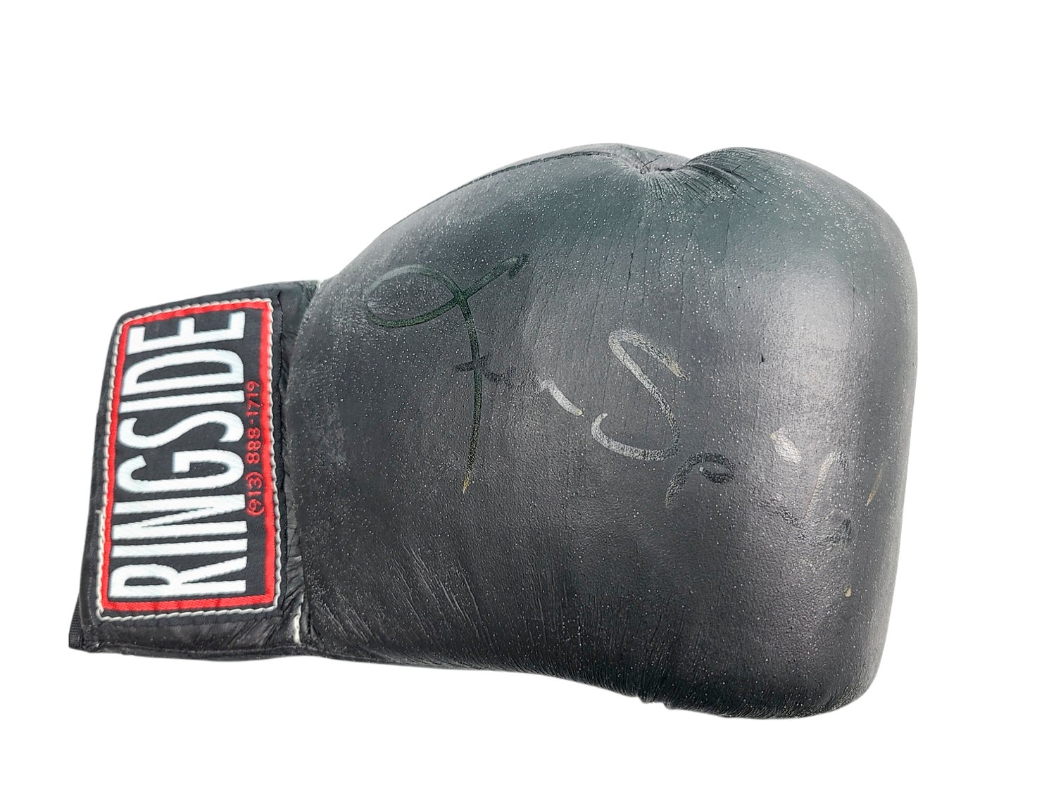 Leon Spinks Joe Frazier + Autographed Vintage Ringside Boxing Gloves