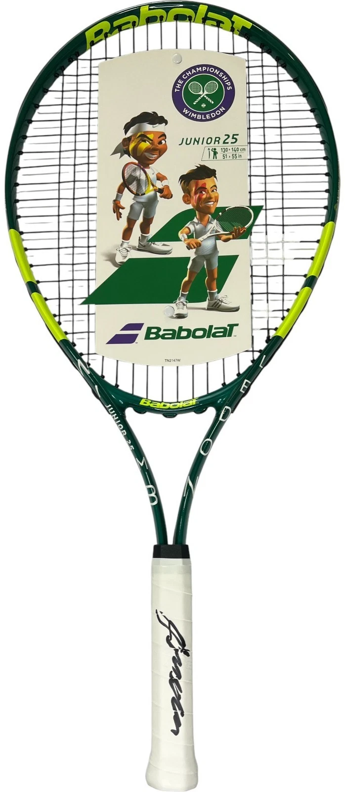 JOAO FONSECA SIGNED AUTOGRAPHED WIMBLEDON TENNIS RACQUET RACKET JSA