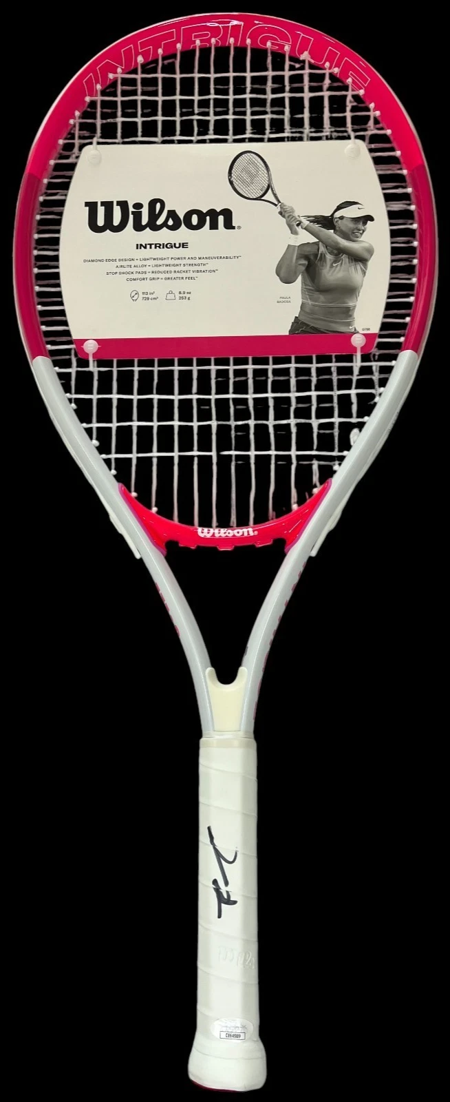 EMMA RADUCANU SIGNED AUTOGRAPHED WILSON TENNIS RACQUET RACKET US OPEN JSA COA