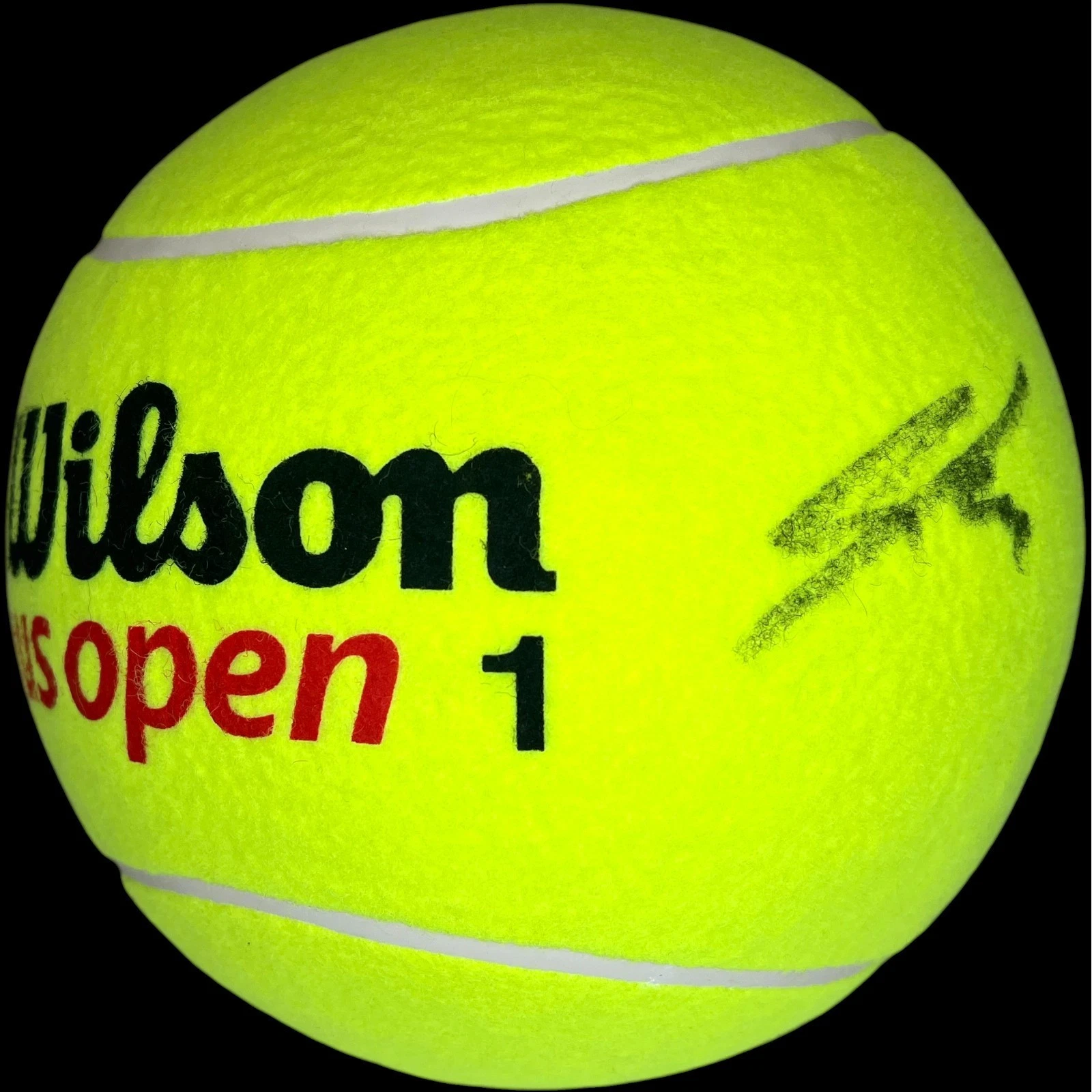 JOAO FONSECA SIGNED US OPEN JUMBO TENNIS BALL 10