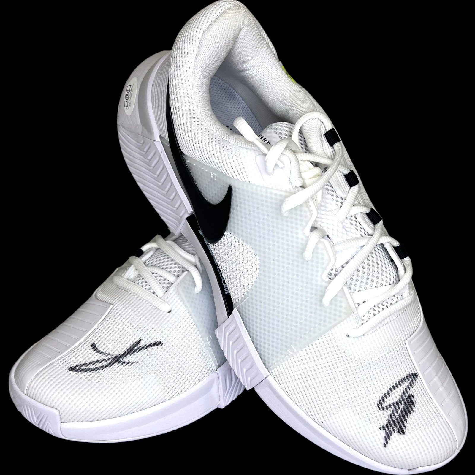 JANNIK SINNER SIGNED NIKE ZOOM GP CHALLENGE TENNIS SHOES WIMBLEDON JSA