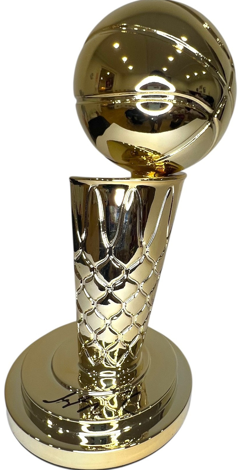 SHAI GILGEOUS-ALEXANDER SIGNED 2025 NBA FINALS CHAMPION TROPHY OKC THUNDER JSA
