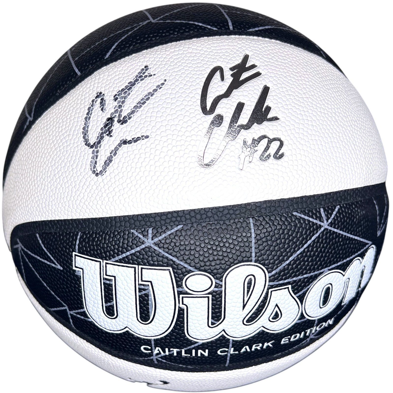 CAITLIN CLARK SIGNED AUTOGRAPHED WILSON WNBA ASCENT BASKETBALL INDIANA FEVER JSA