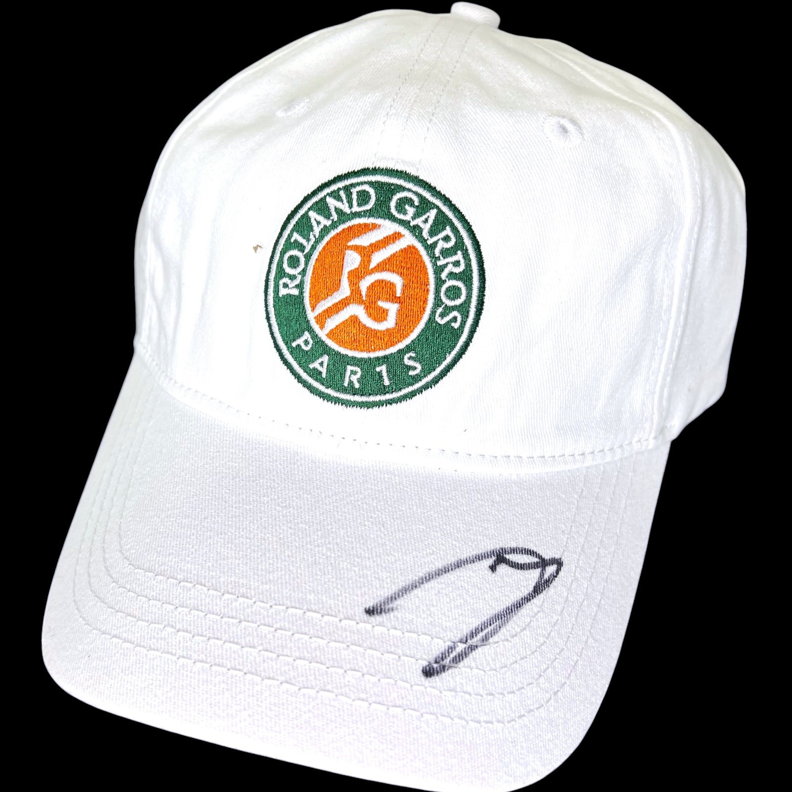 JANNIK SINNER SIGNED AUTOGRAPHED ROLLAND GARROS FRENCH OPEN TENNIS HAT CAP JSA