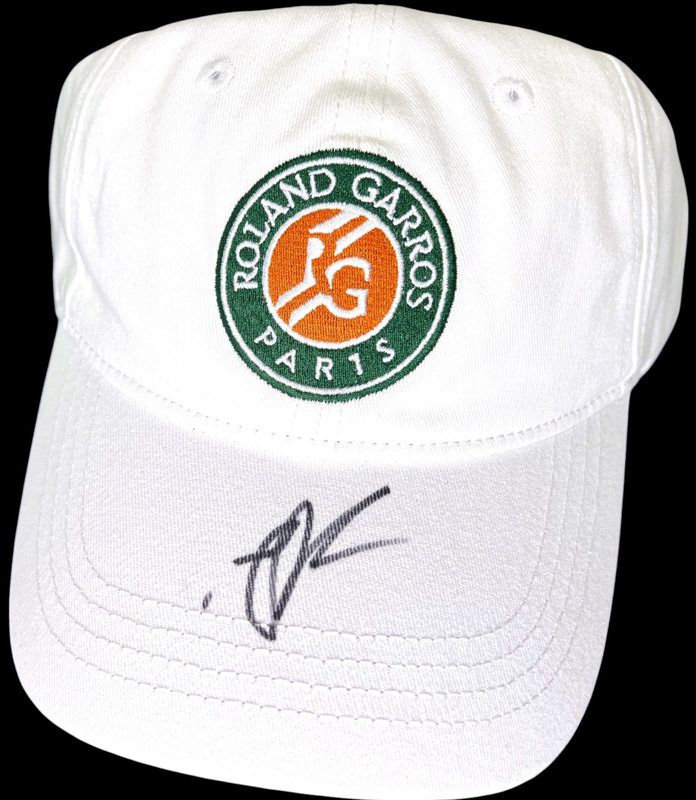 EMMA RADUCANU SIGNED OFFICIAL FRENCH OPEN ROLLAND GARROS TENNIS HAT CAP JSA