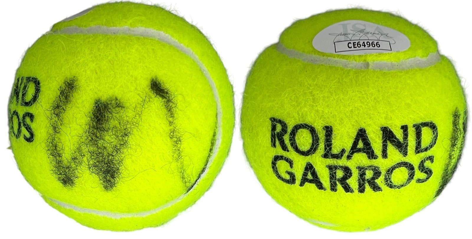 COCO GAUFF SIGNED FRENCH OPEN TENNIS BALL ROLLAND GARROS 2025 FINALS WIN JSA COA