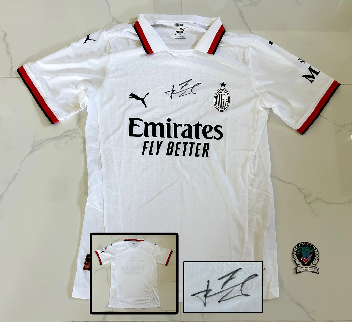 Andriy Shevchenko Signed Jersey AC Milan Beckett BAS COA
