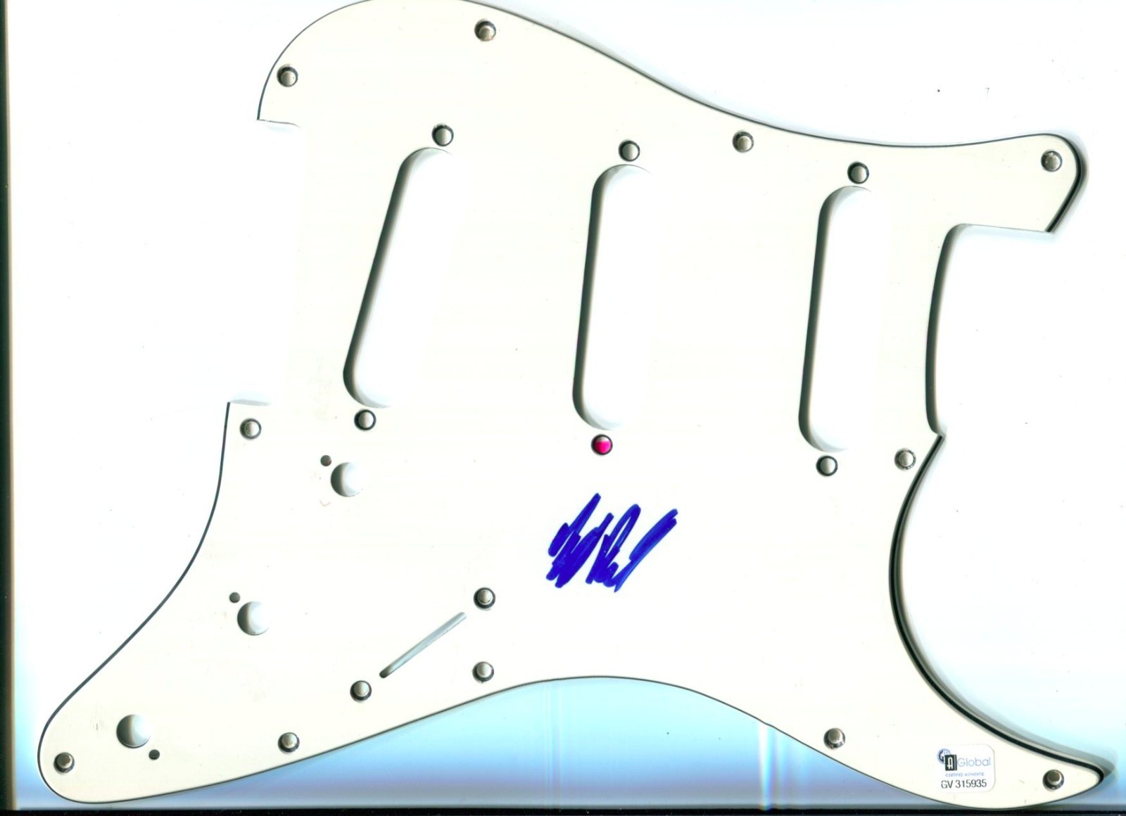 Burt Bacharach The Look Of Love Singer Songwriter Signed Guitar Pickguard COA