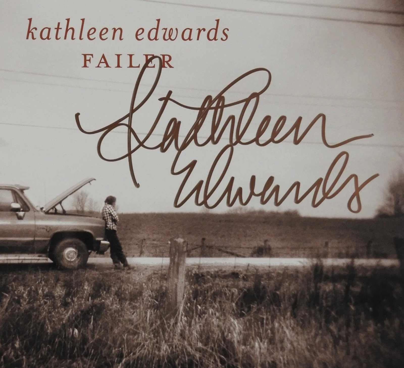 Kathleen Edwards JSA Signed Autograph Album Record Vinyl Failer