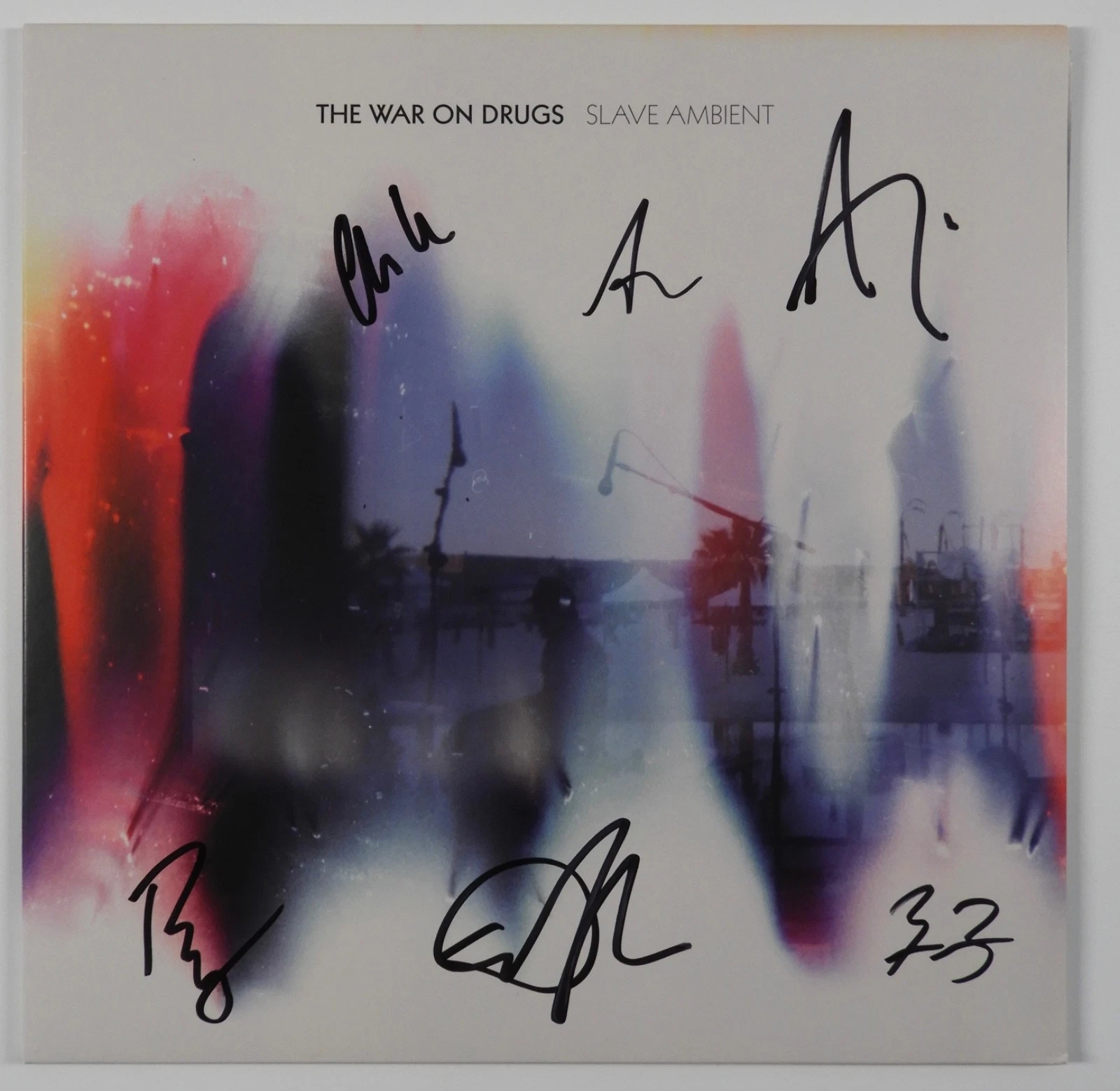 The War On Drugs JSA Signed Autograph Album Record Vinyl Slave Ambient