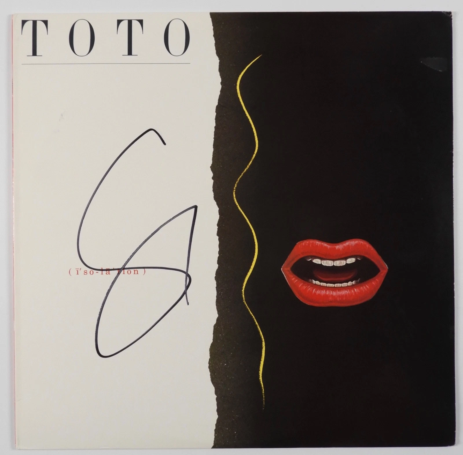 Toto Steve Lukather JSA Signed Autograph Record Album Vinyl