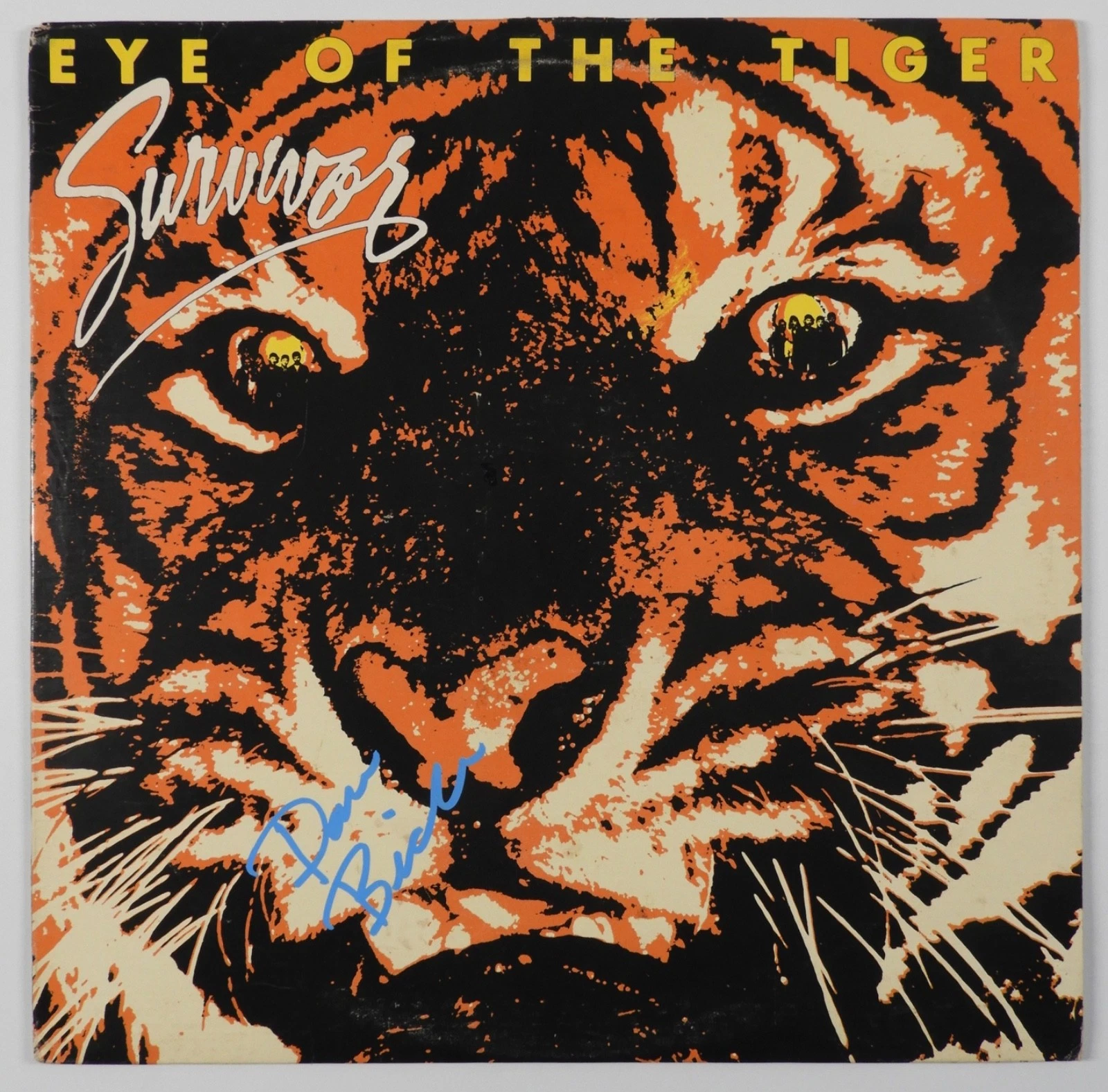Survivor Dave Bickler JSA Signed Autograph Album Record LP Vinyl