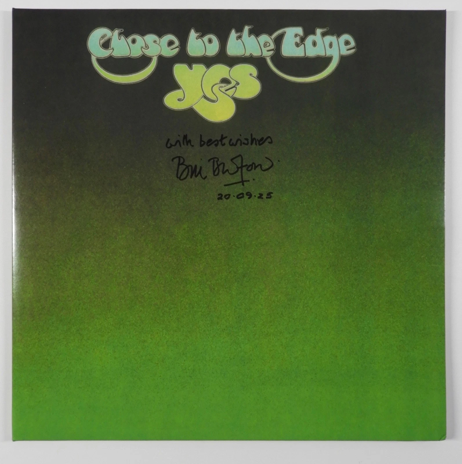 Bill Bruford YES JSA Signed Autograph Album Record Vinyl Close To The Edge