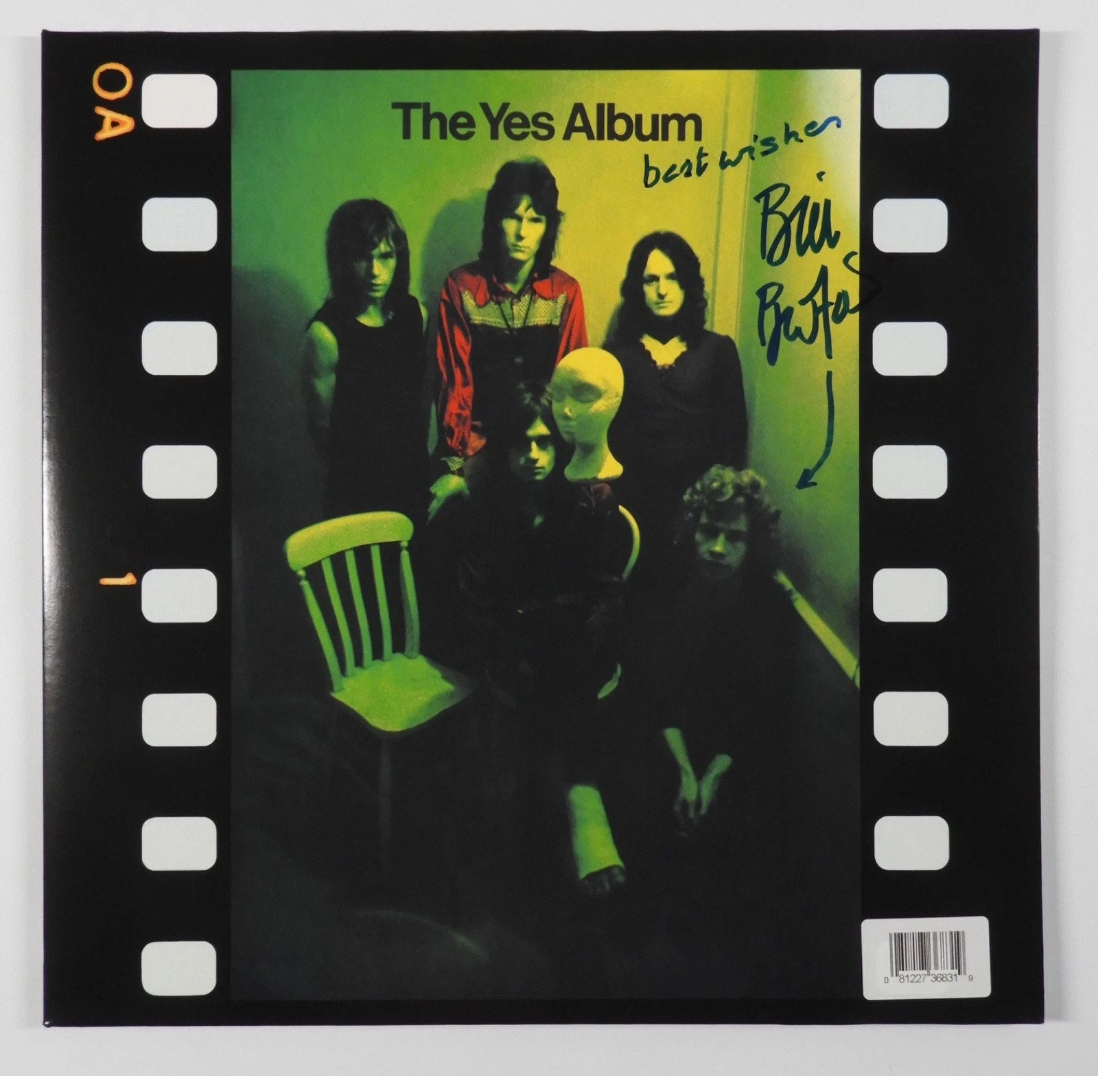 Bill Bruford YES JSA Signed Autograph Album Record Vinyl The Yes Album