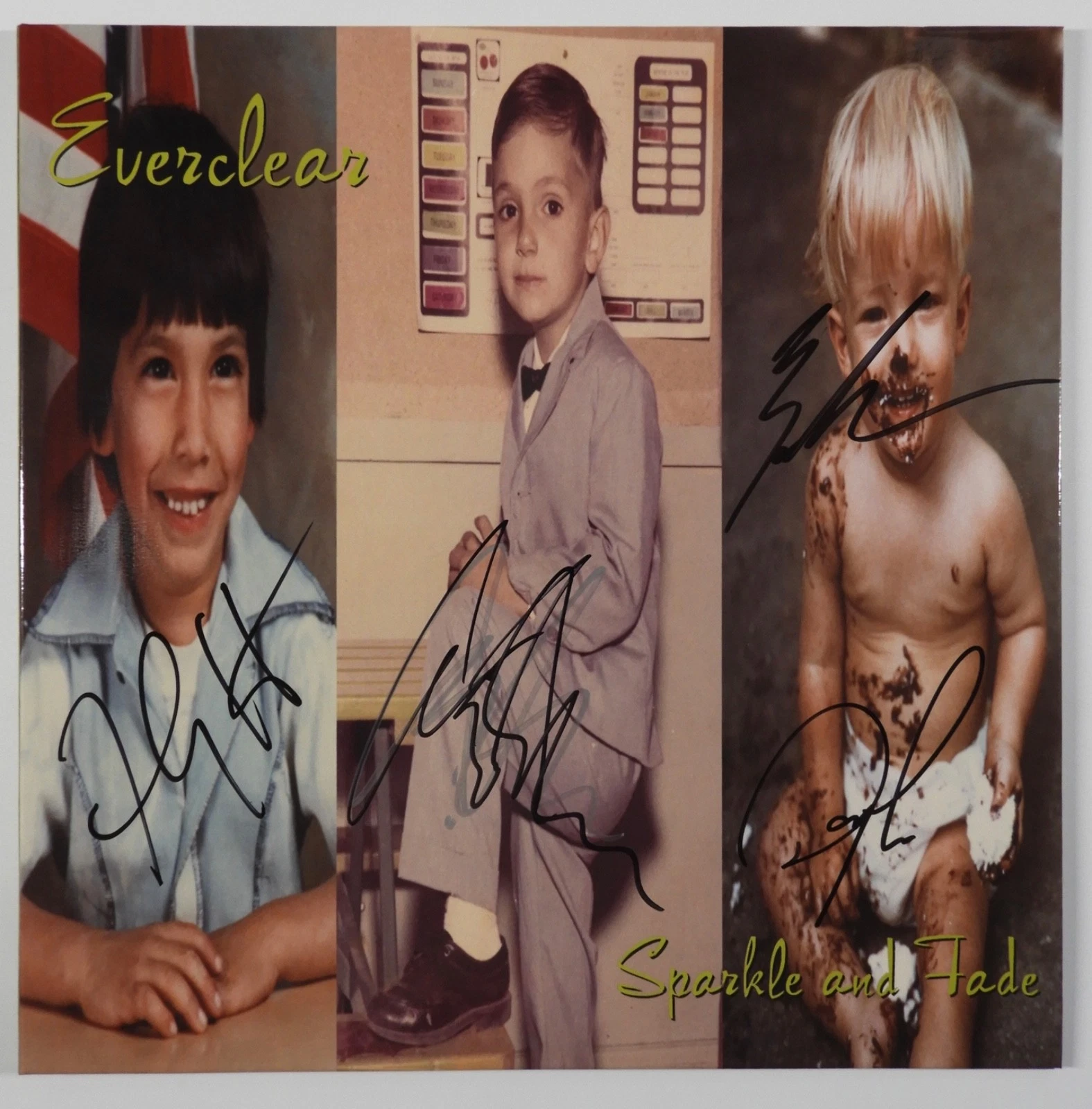 Everclear JSA  Signed Autograph Record Album Vinyl Art Alexakis Sparkle and Fade
