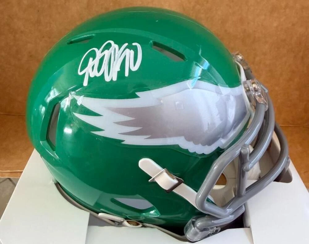 DESEAN JACKSON PHILADELPHIA EAGLES SIGNED THROWBACK MINI HELMET BECKET