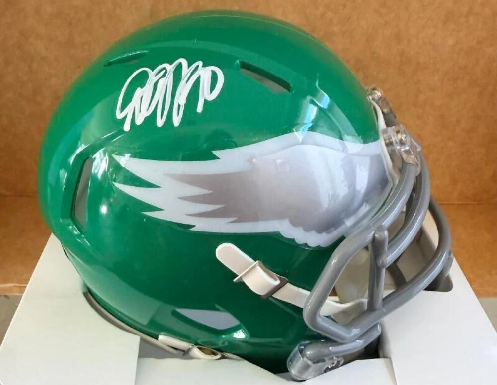 DESEAN JACKSON PHILADELPHIA EAGLES SIGNED THROWBACK MINI HELMET BECKET
