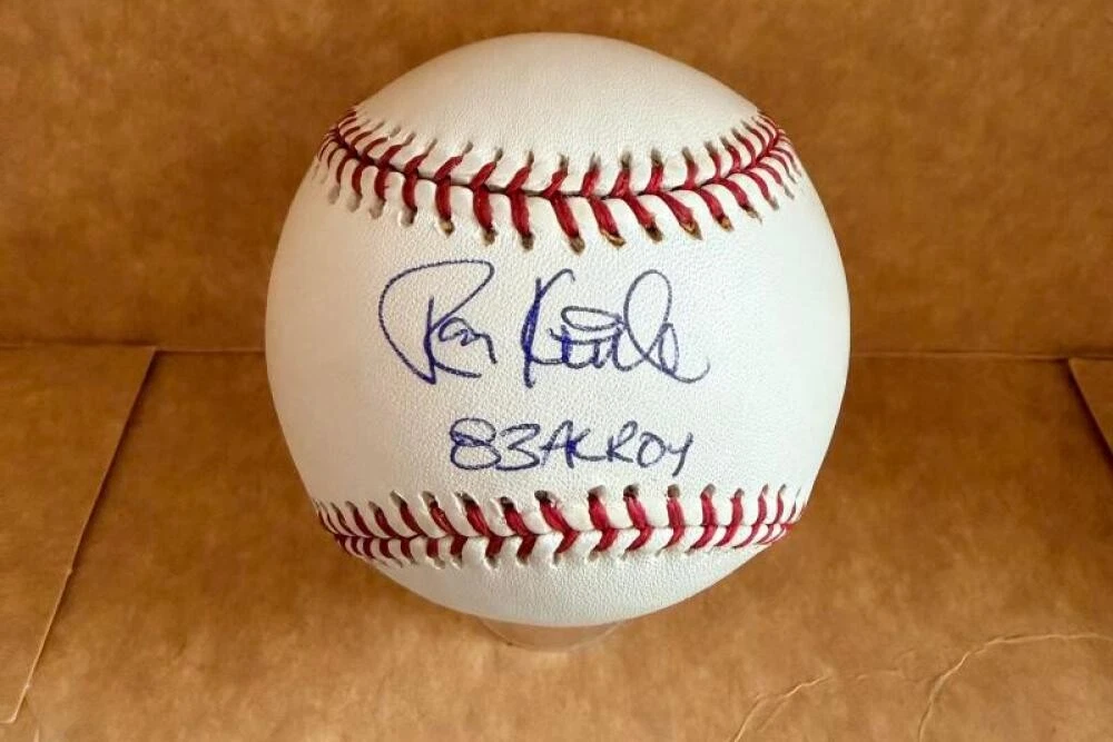 RON KITTLE 83 AL ROY WHITE SOX SIGNED AUTOGRAPHED M.L. BASEBALL BECKETT AUTH