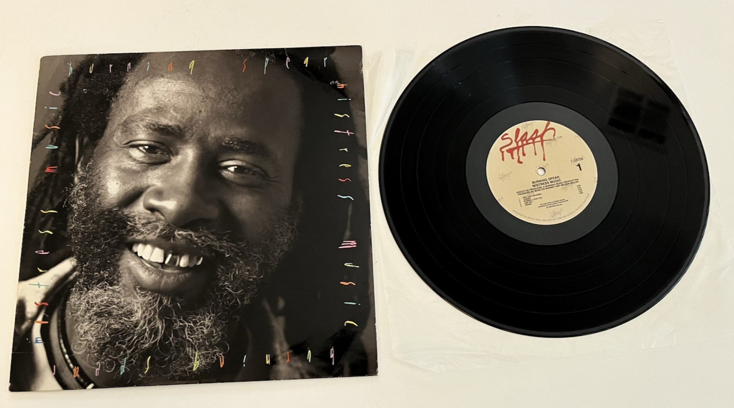 Burning Spear Mistress Music NEAR MINT Bellaphon Vinyl LP 25734-1