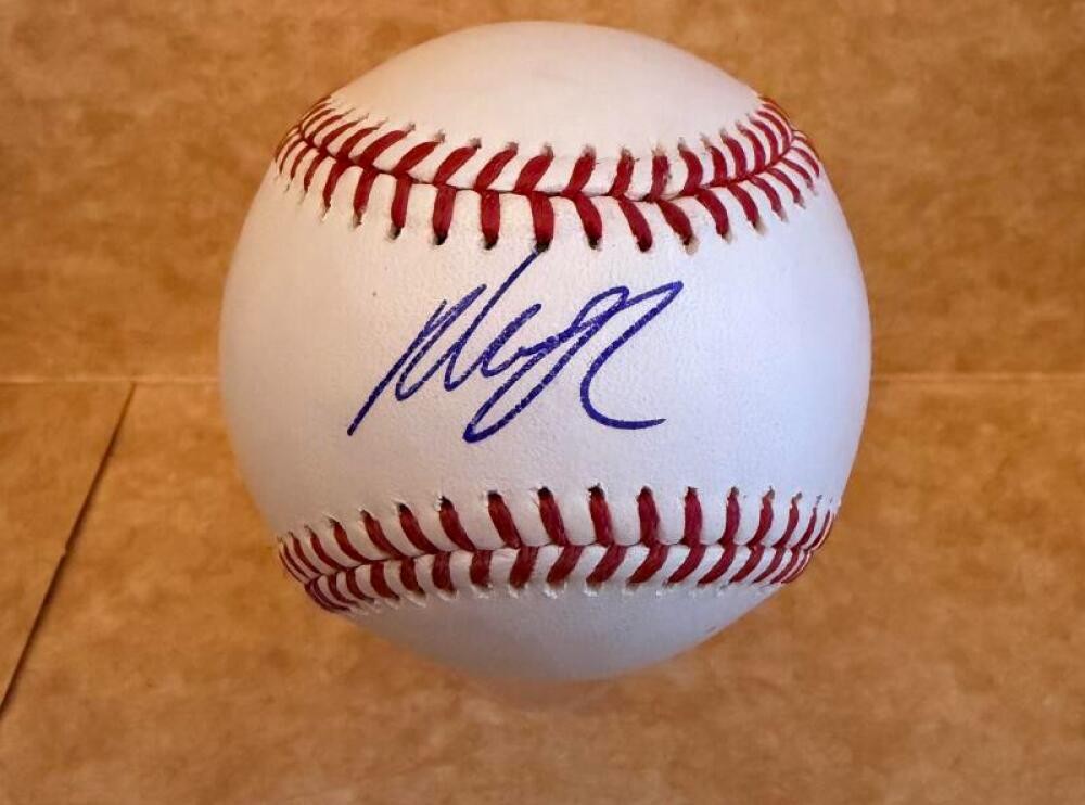 MARCO RAYA MINNESOTA TWINS SIGNED AUTOGRAPHED M.L. BASEBALL BECKETT AUTH