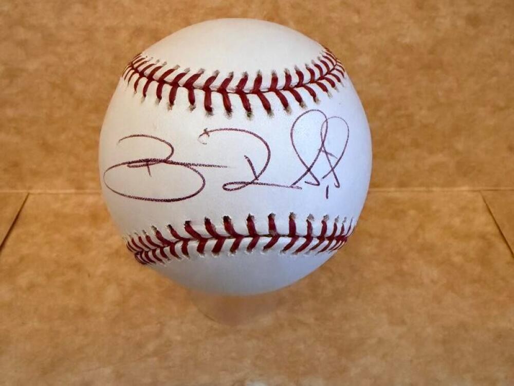 BRIAN ROBERTS #1 BALTIMORE ORIOLES SIGNED AUTOGRAPHED M.L. BASEBALL BECKETT AUTH
