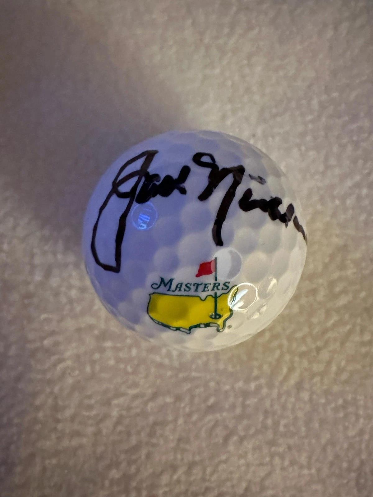 Jack Nicklaus Signed Masters Logo Ball PSA/DNA Authentication COA Autographed