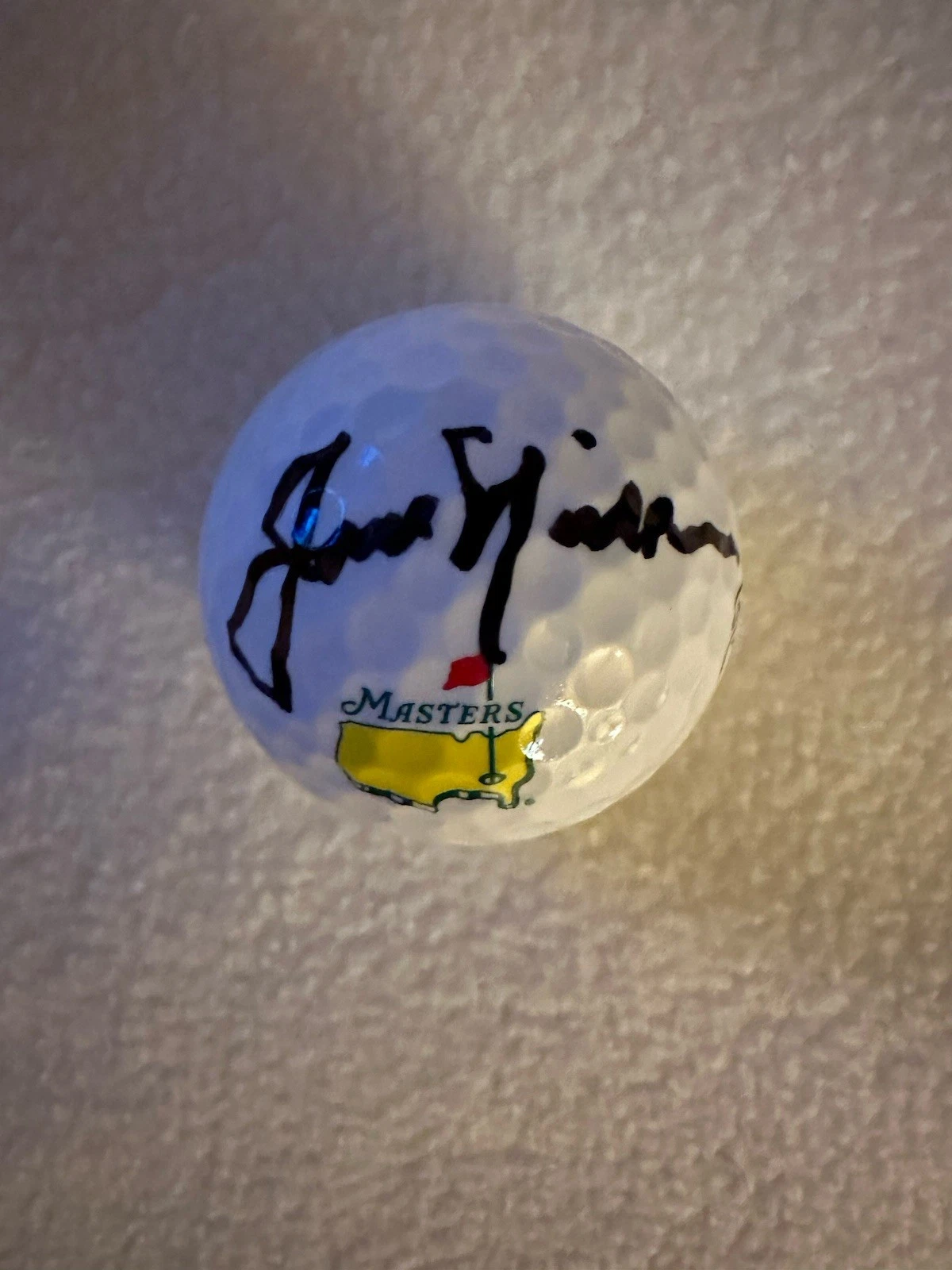 Jack Nicklaus Signed Masters Logo Ball PSA/DNA Authentication COA Autographed