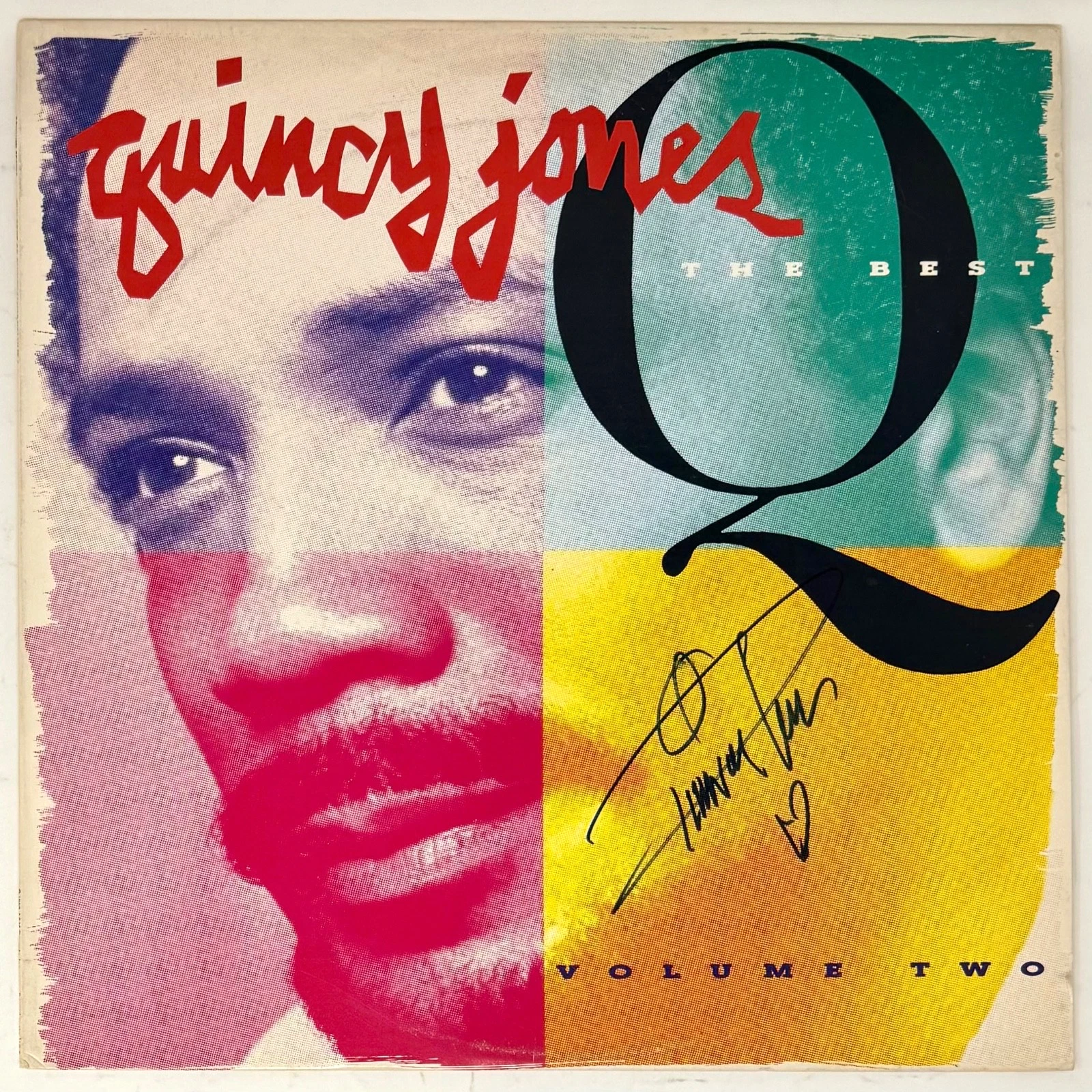Quincy Jones Signed Autograph Vinyl Album The Best Vol 2 LP Michael Jackson JSA