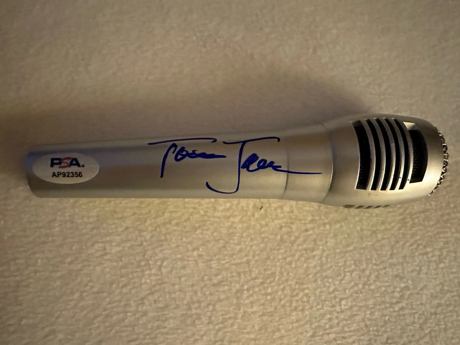 Singer Tommy James Signed Mic Microphone PSA/DNA Authentication COA