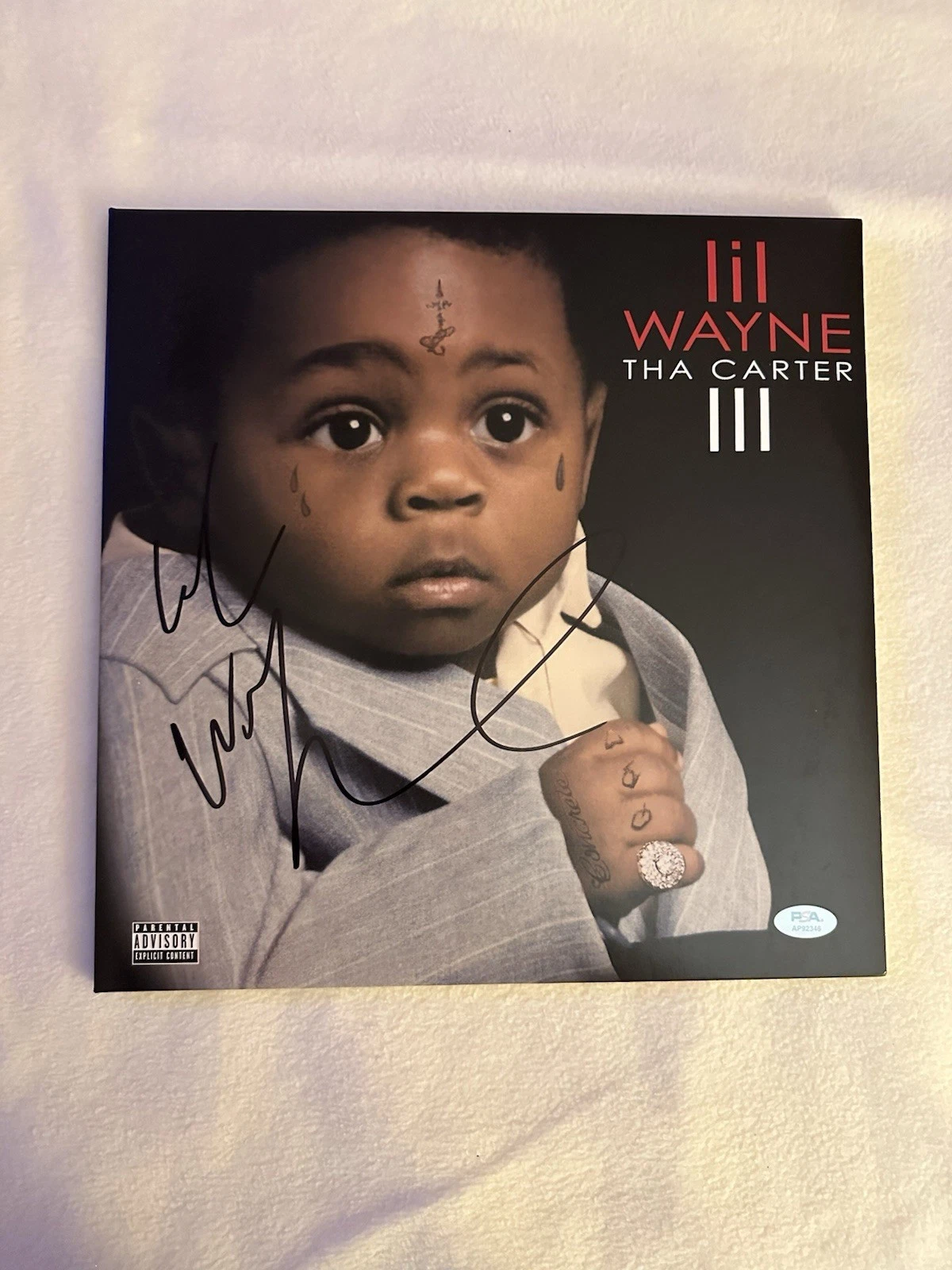 Lil Wayne SIGNED Tha Carter III Vinyl ALBUM PSA/DNA Authenticated COA
