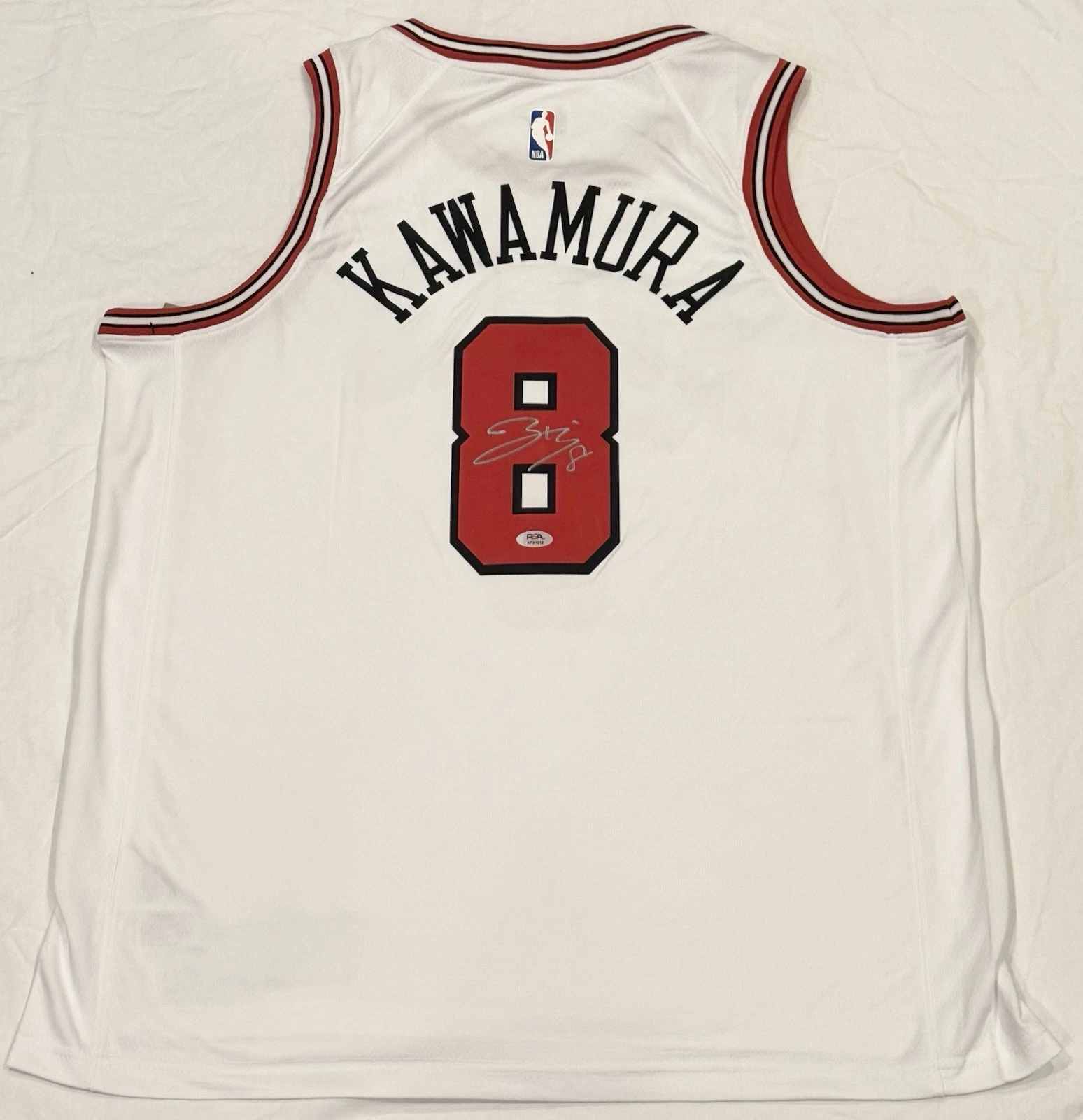 Yuki Kawamura Signed Autographed Chicago Bulls Jersey Psa/Dna Coa Team Japan