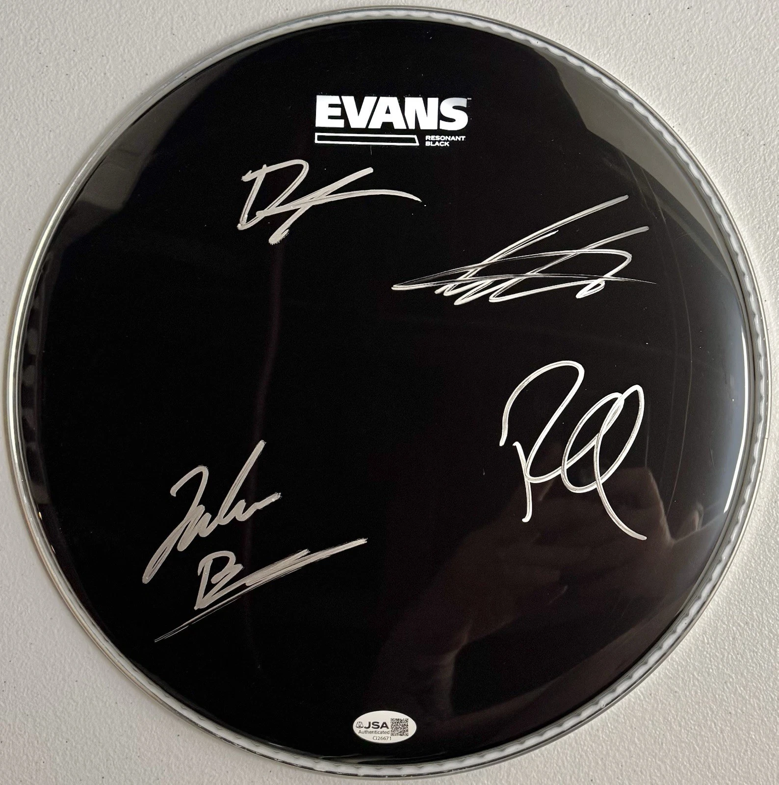 The Home Team Signed 12” Inch Drumhead The Crucible Of Life JSA COA All 4