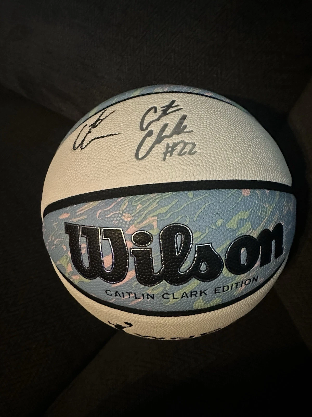 Caitlin Clark Signed Basketball PSA/DNA COA Authenticated WNBA Indiana Fever
