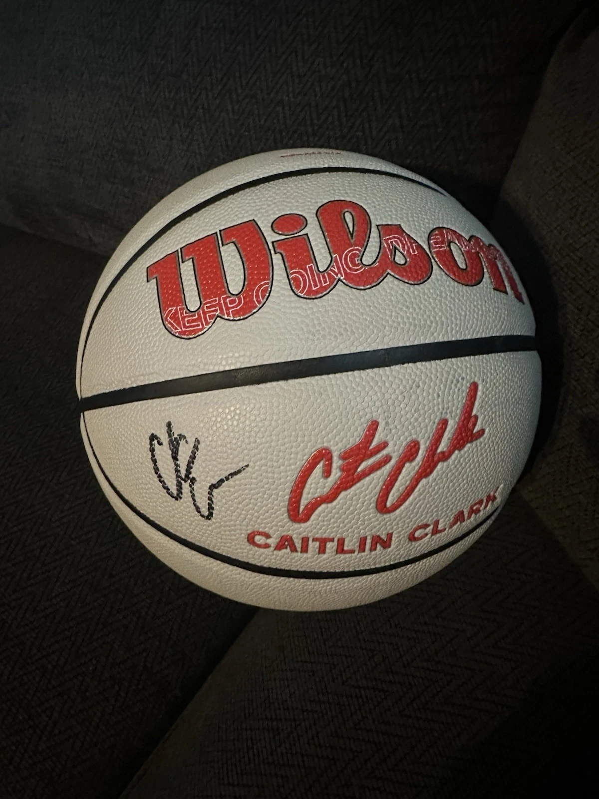 Caitlin Clark Signed Basketball PSA/DNA COA Authenticated WNBA Indiana Fever