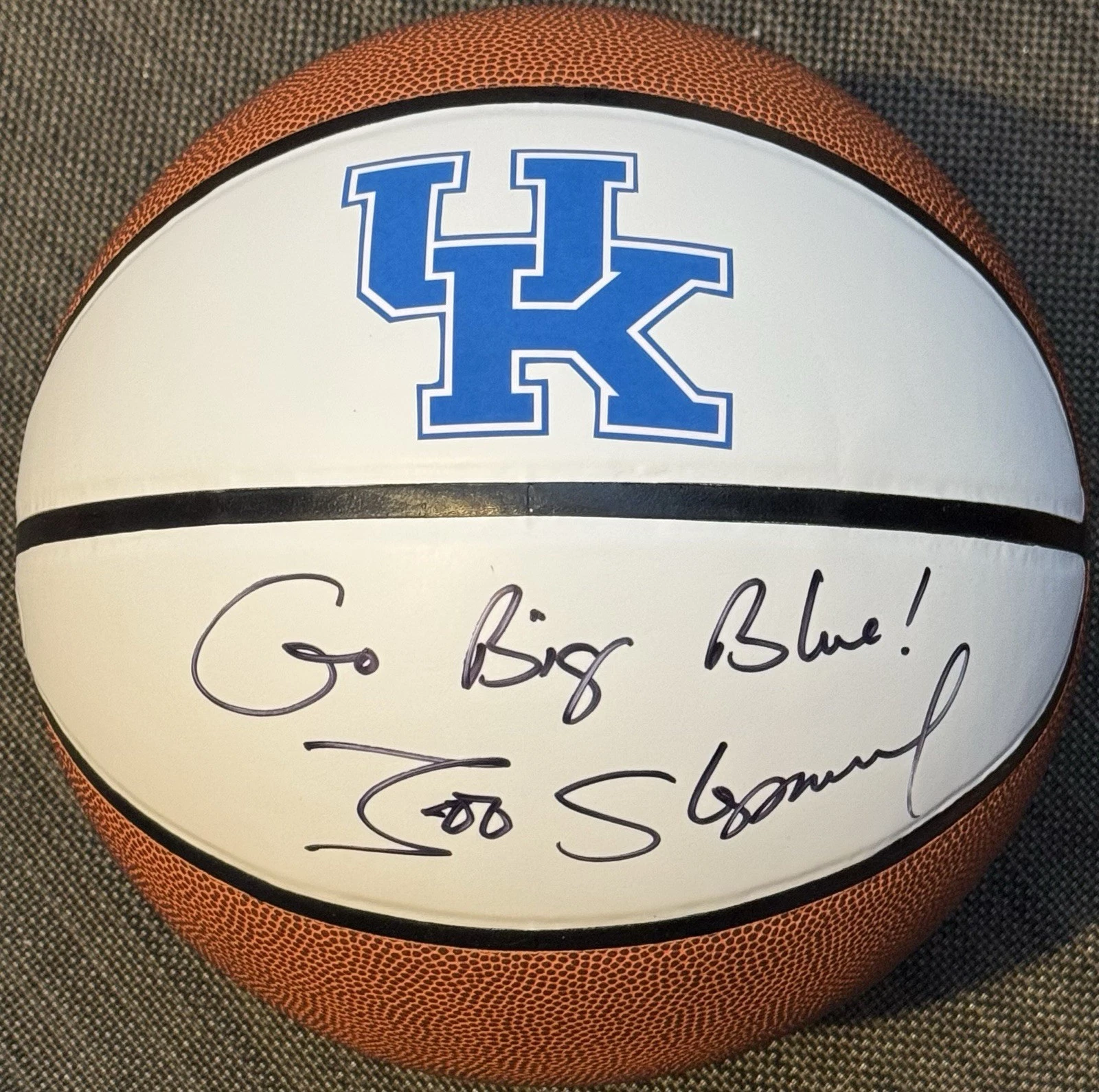 Jeff Sheppard Signed Autographed Kentucky Wildcats Logo Basketball JSA COA