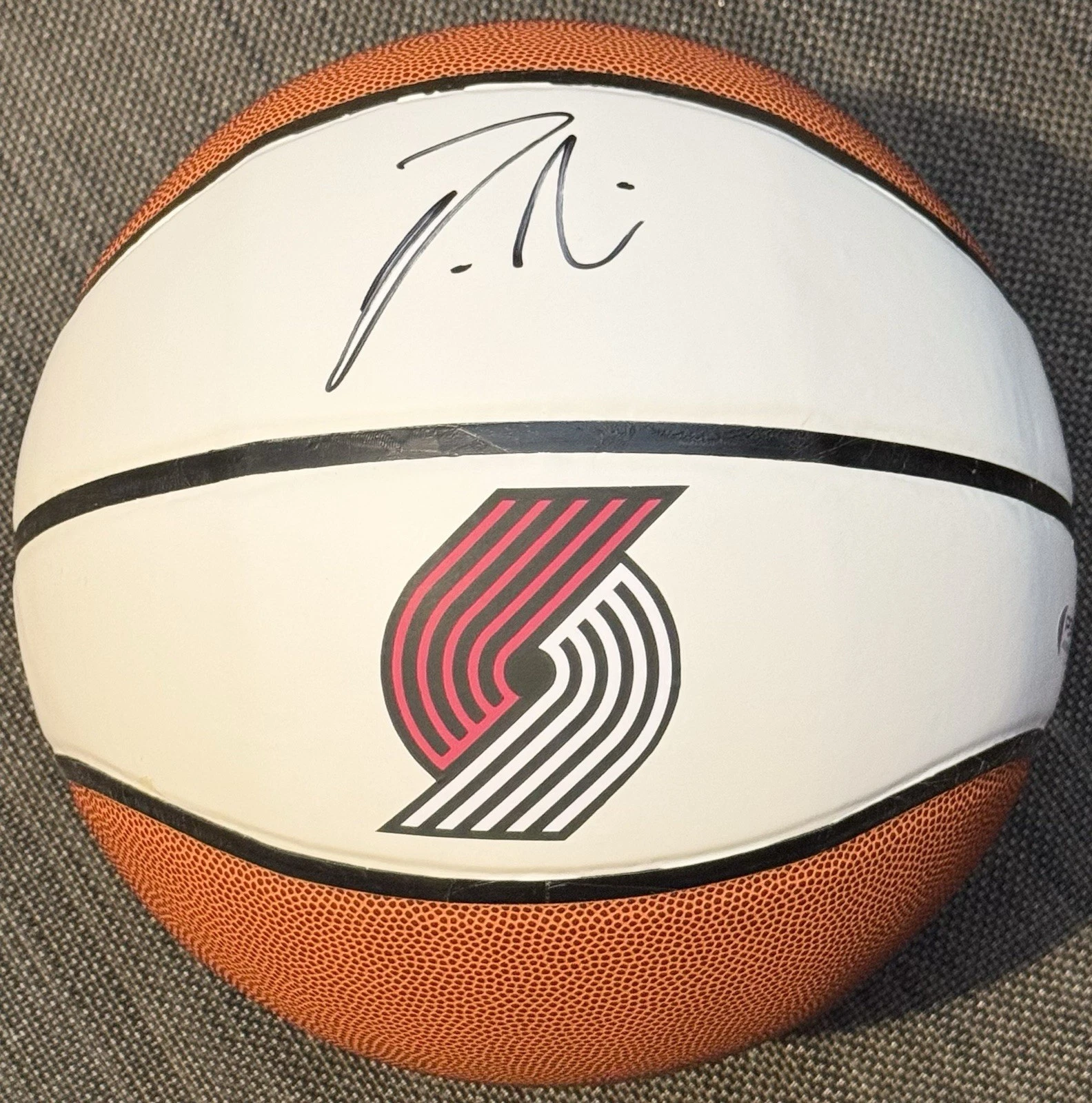 Damian Lillard Signed Autographed Portland Trail Blazers Logo Basketball PSA/DNA